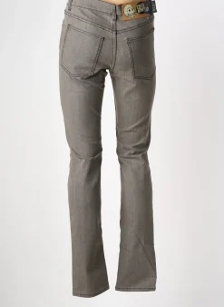Jeans Coupe Slim Cheap Monday Gris Taille Normale