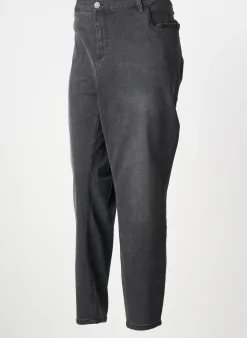 Jeans Coupe Slim Ciso Noir Taille Normale