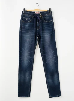 Jeans Coupe Slim Dstrezzed Bleu Taille Normale