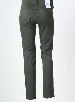 Jeans Coupe Slim East Drive Vert Taille Normale