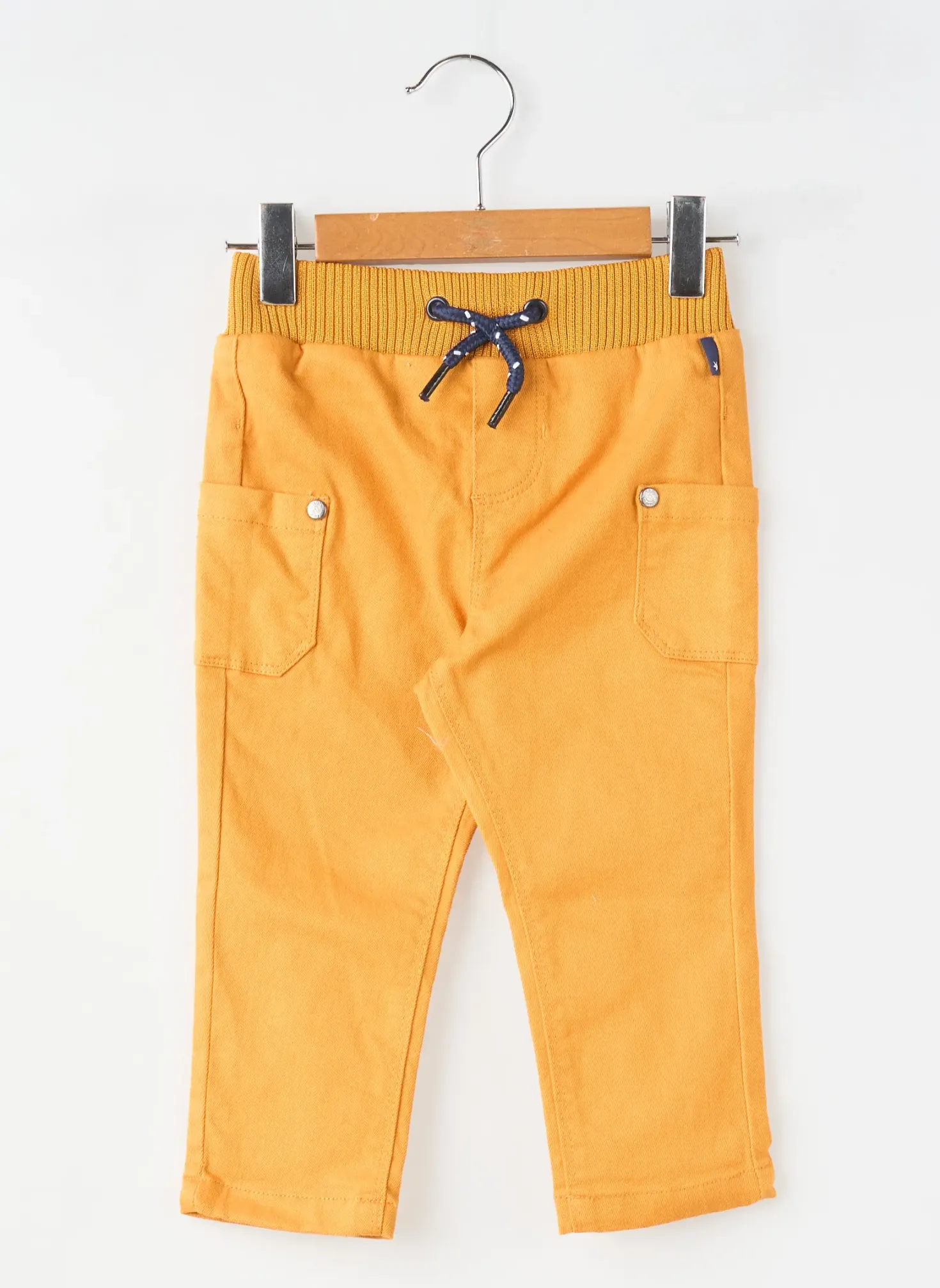 Jeans Coupe Slim Elle Est Ou La Mer Jaune Taille Élastique