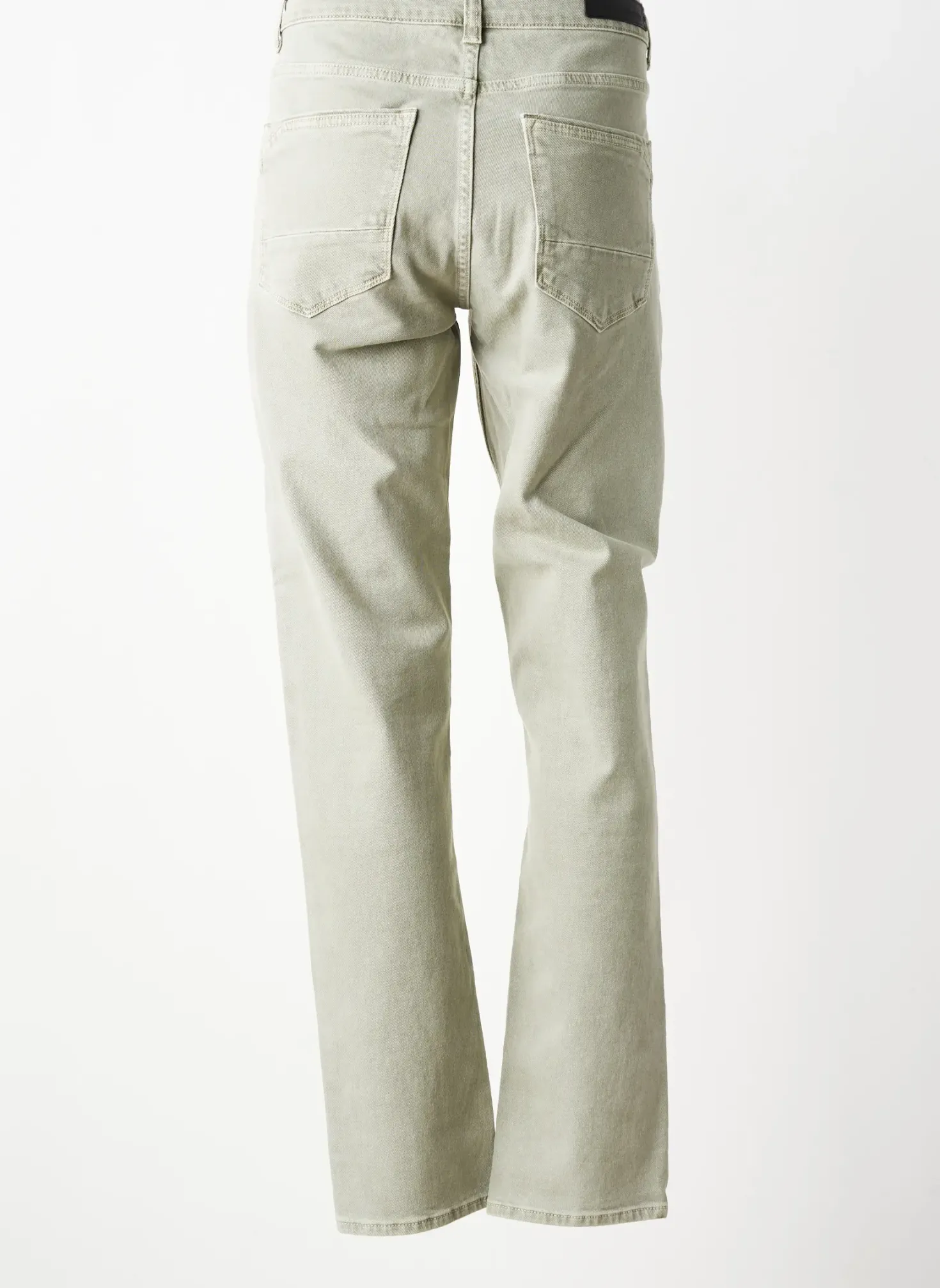 Jeans Coupe Slim Elora Vert Taille Normale