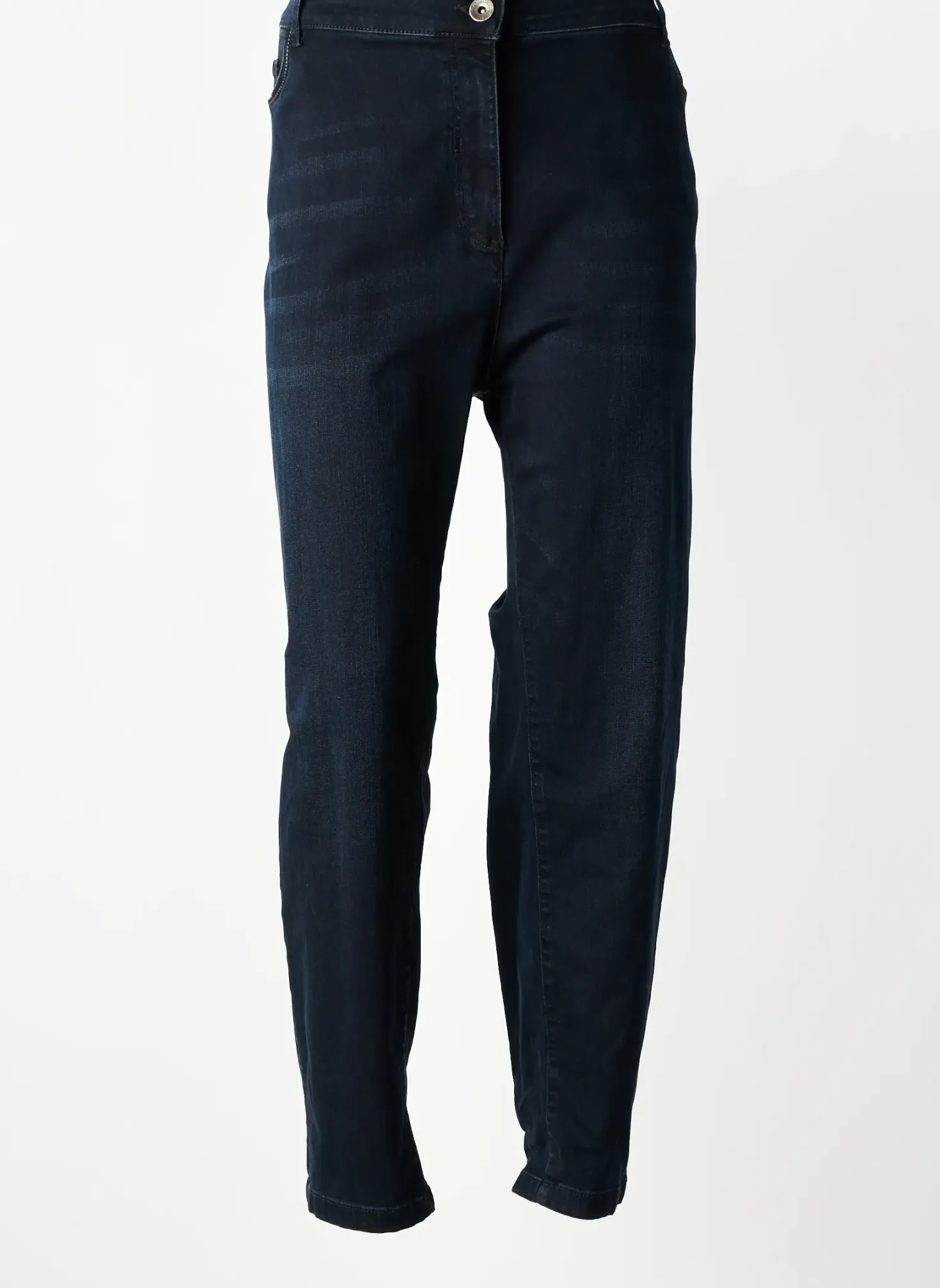 Jeans Coupe Slim Fred Sabatier Bleu Taille Normale