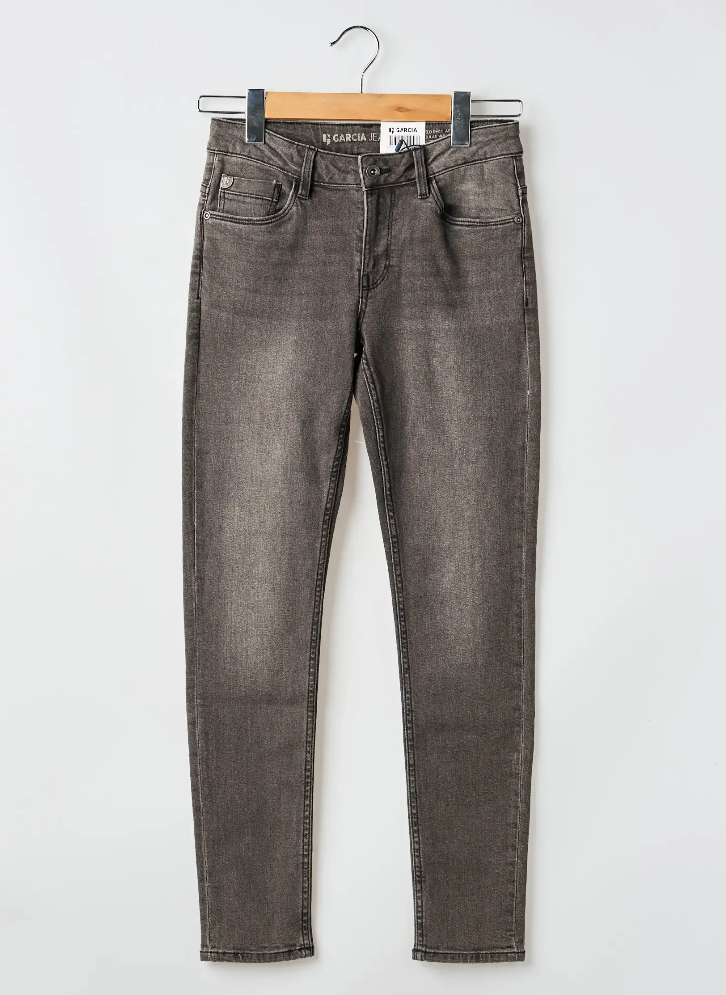 Jeans Coupe Slim Garcia Gris
