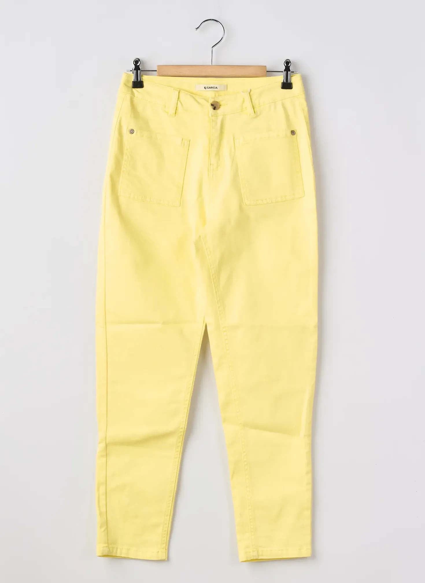 Jeans Coupe Slim Garcia Jaune