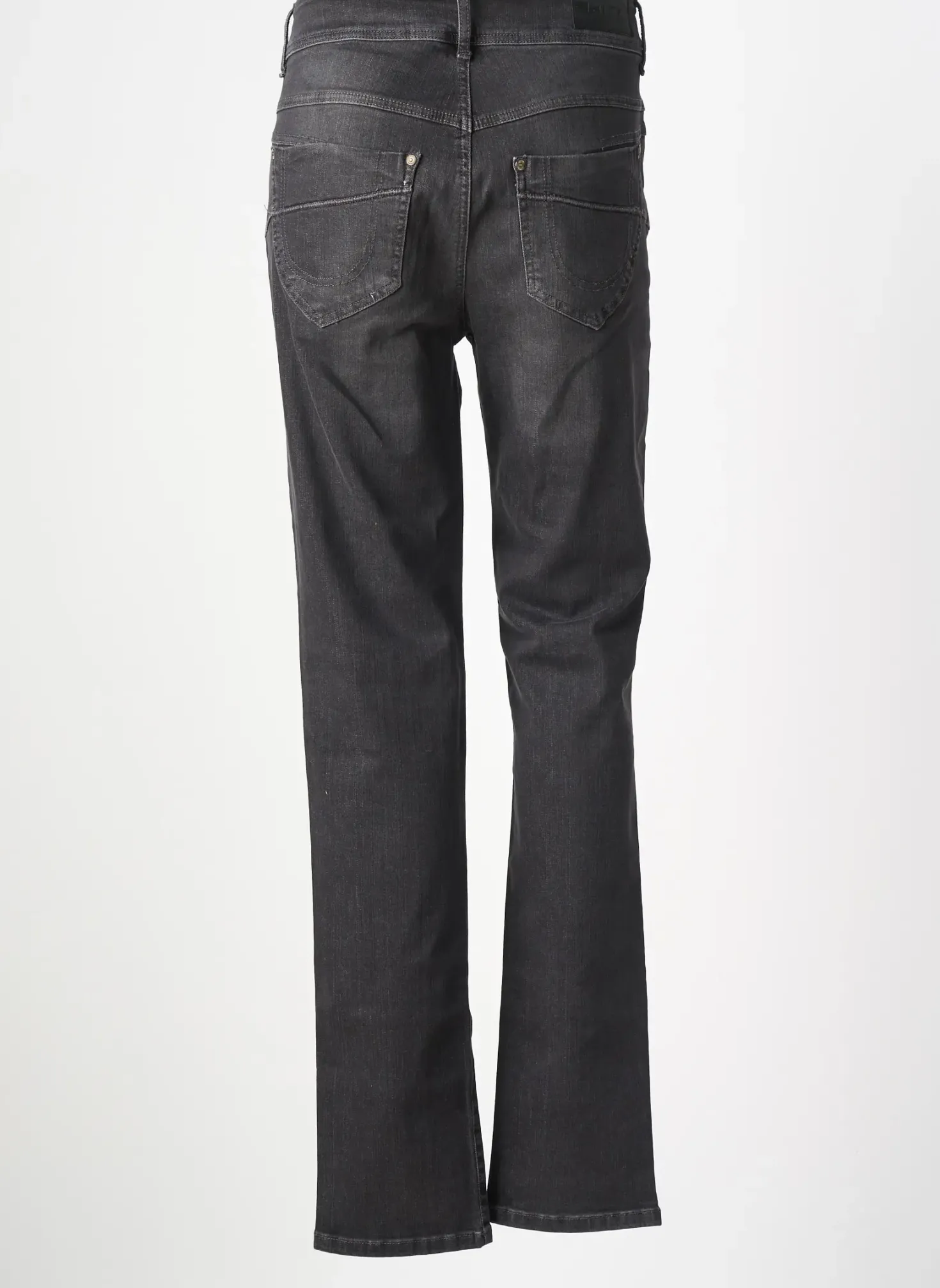 Jeans Coupe Slim Imitz Gris Taille Normale