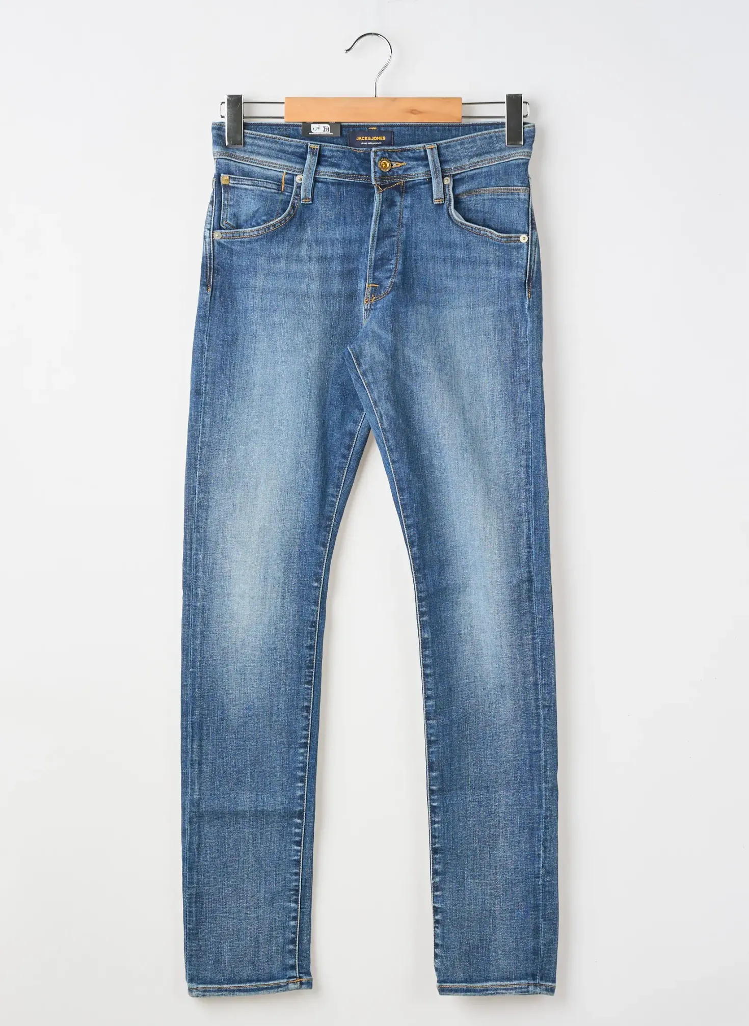 Jeans Coupe Slim Jack & Jones Bleu Taille Normale