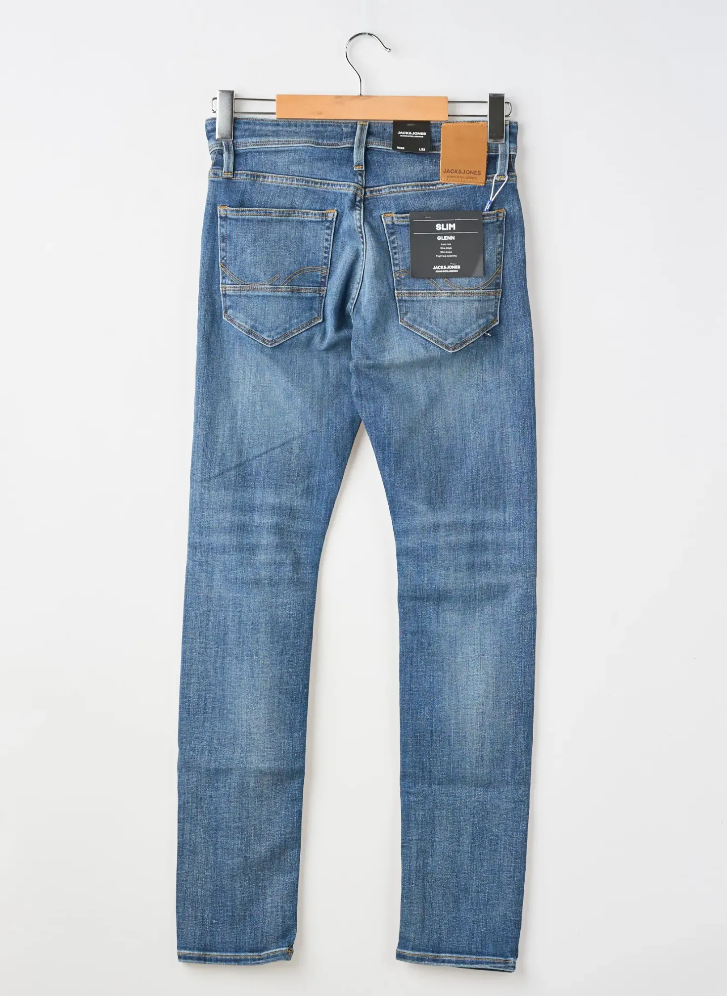 Jeans Coupe Slim Jack & Jones Bleu Taille Normale