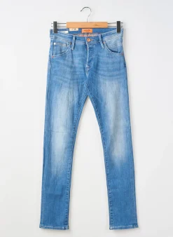 Jeans Coupe Slim Jack & Jones Bleu Taille Normale