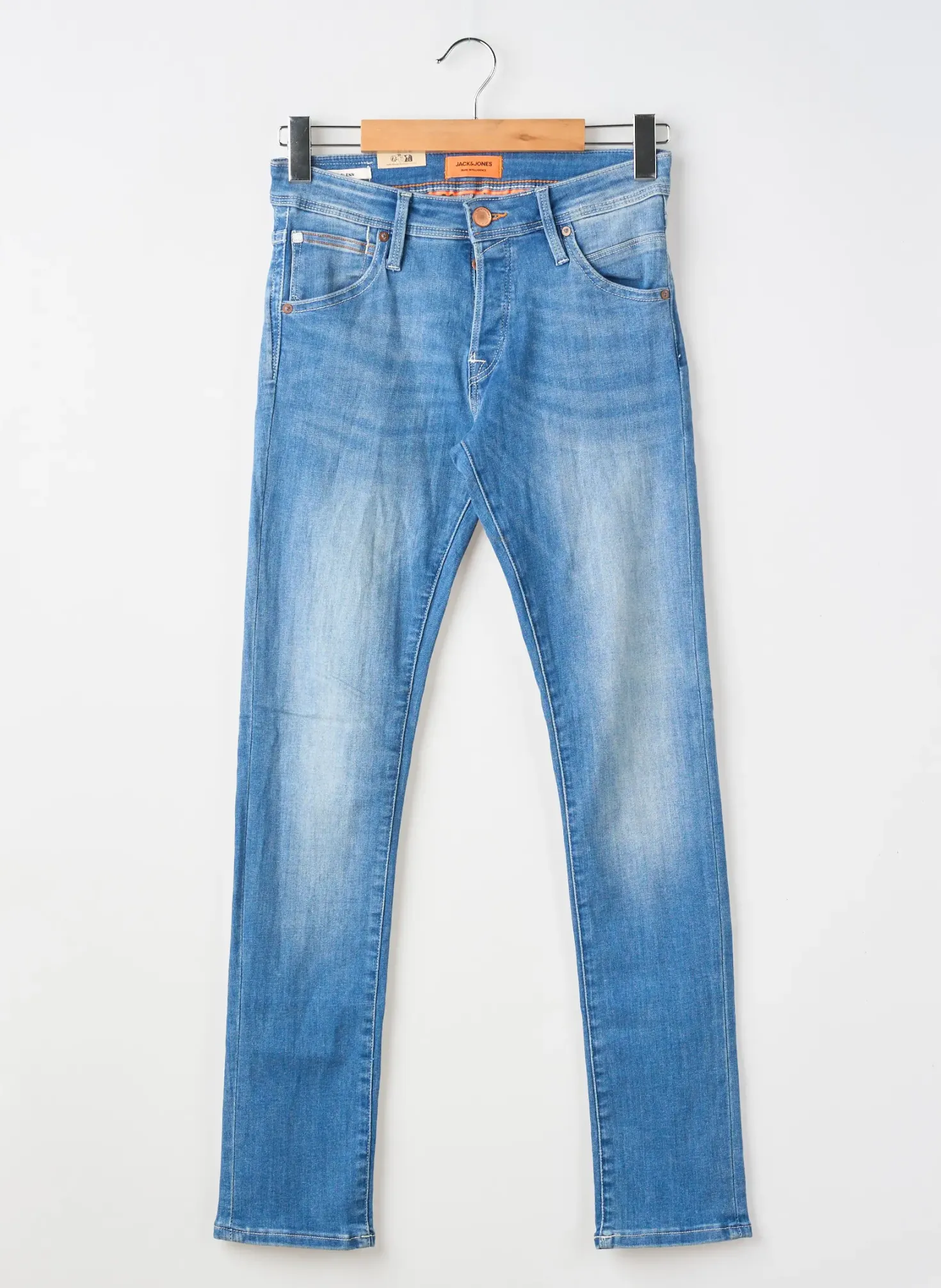 Jeans Coupe Slim Jack & Jones Bleu Taille Normale