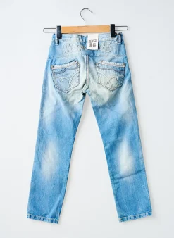 Jeans Coupe Slim Kaporal Bleu Taille Ajustable