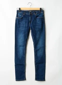 Jeans Coupe Slim Kaporal Bleu Taille Ajustable