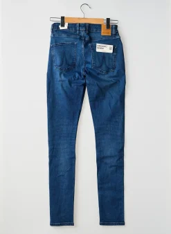 Jeans Coupe Slim Kuyichi Bleu Taille Normale