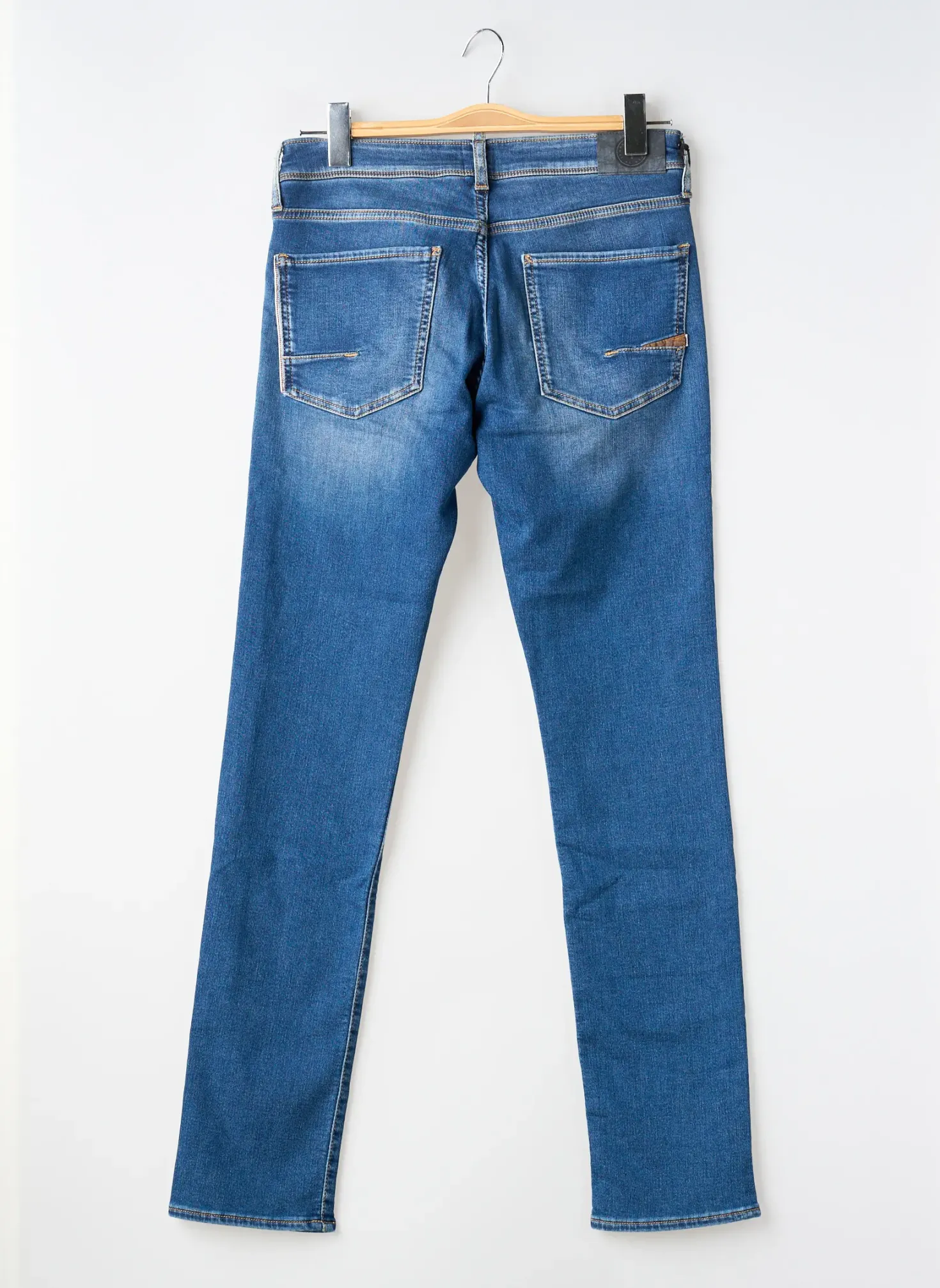 Jeans Coupe Slim Le Temps Des Cerises Bleu