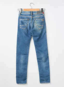 Jeans Coupe Slim Le Temps Des Cerises Bleu