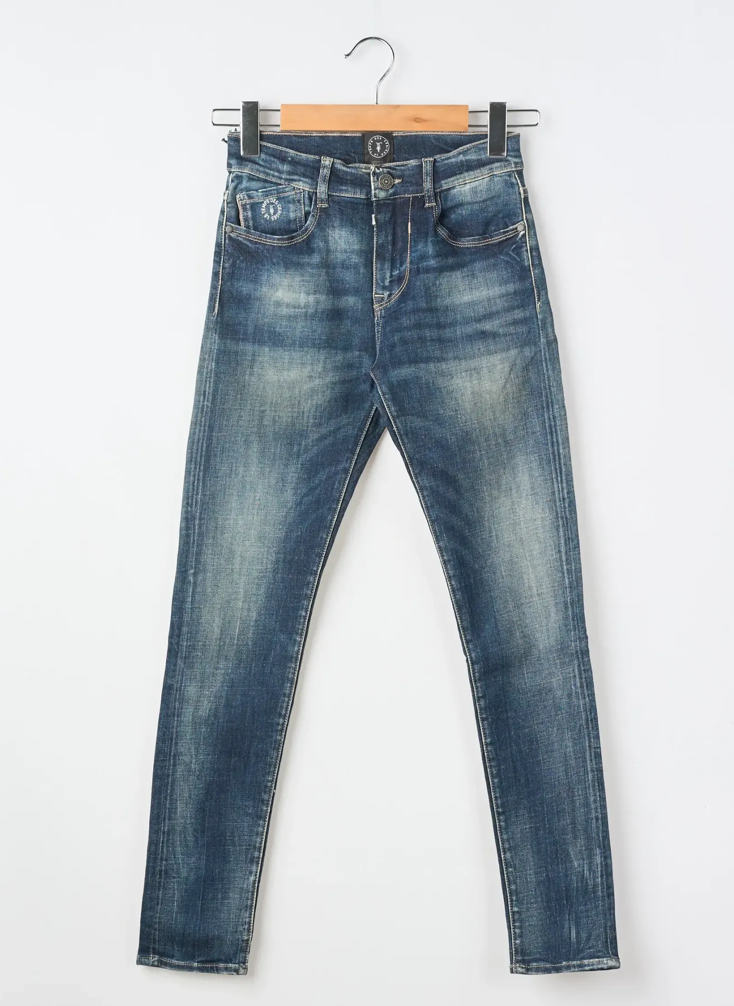 Jeans Coupe Slim Le Temps Des Cerises Bleu