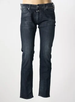 Jeans Coupe Slim Le Temps Des Cerises Noir Taille Normale