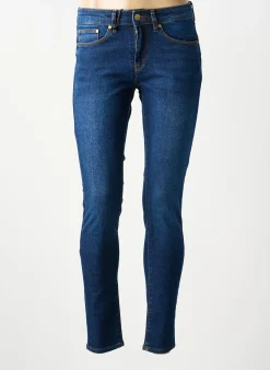 Jeans Coupe Slim Lola Espeleta Bleu Taille Haute