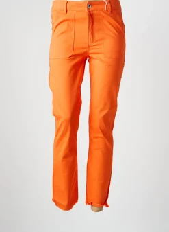 Jeans Coupe Slim Lpb Les Petites Bombes Orange Taille Normale