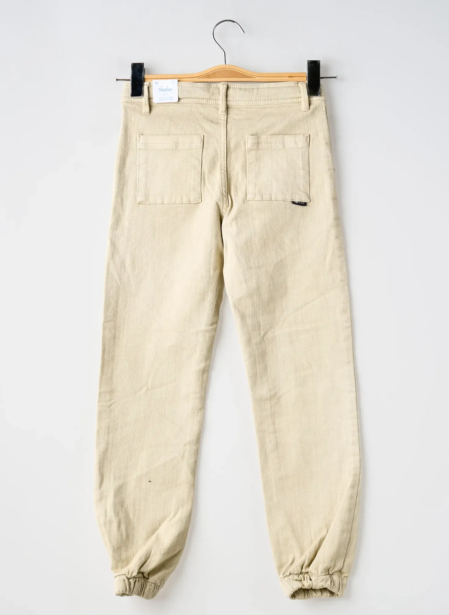 Jeans Coupe Slim Mayoral Beige Taille Ajustable