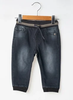 Jeans Coupe Slim Mayoral Noir Taille Élastique