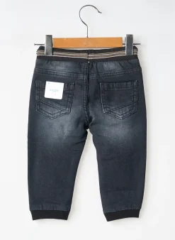 Jeans Coupe Slim Mayoral Noir Taille Élastique