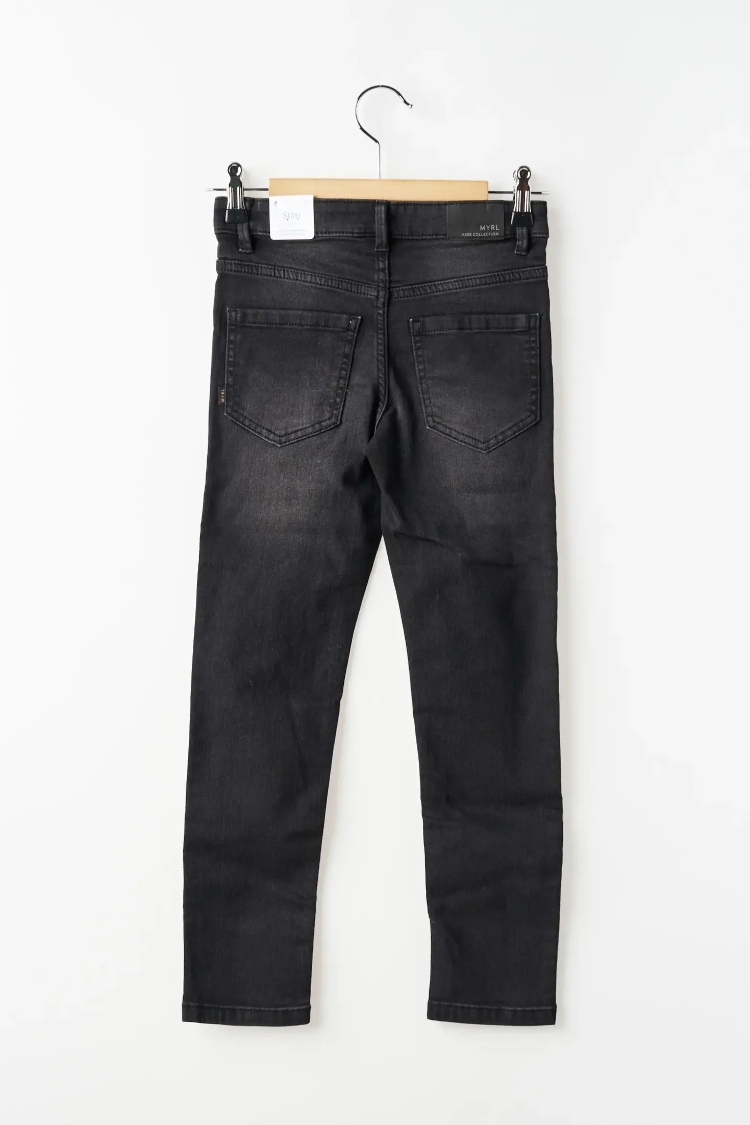 Jeans Coupe Slim Mayoral Noir Taille Ajustable