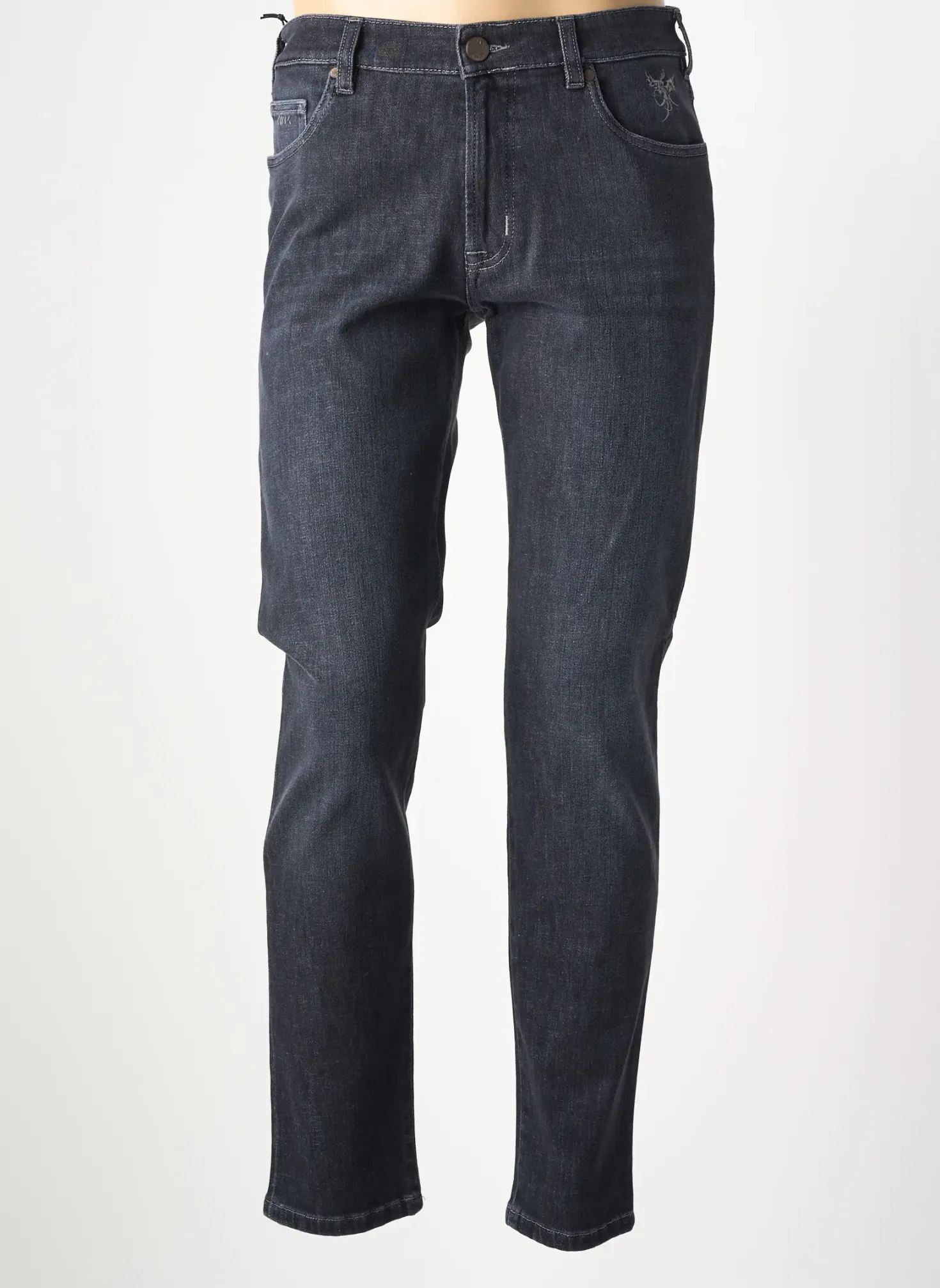 Jeans Coupe Slim Mmx Gris