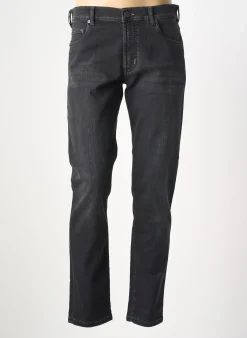 Jeans Coupe Slim Mmx Noir Taille Normale