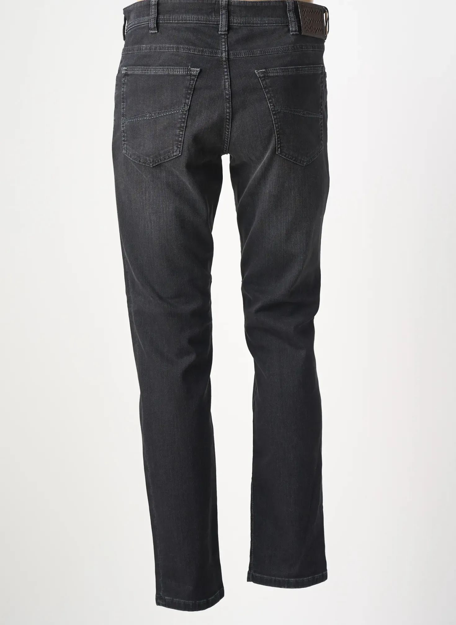 Jeans Coupe Slim Mmx Noir Taille Normale