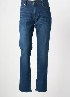 Jeans Coupe Slim Mustang Bleu Taille Normale