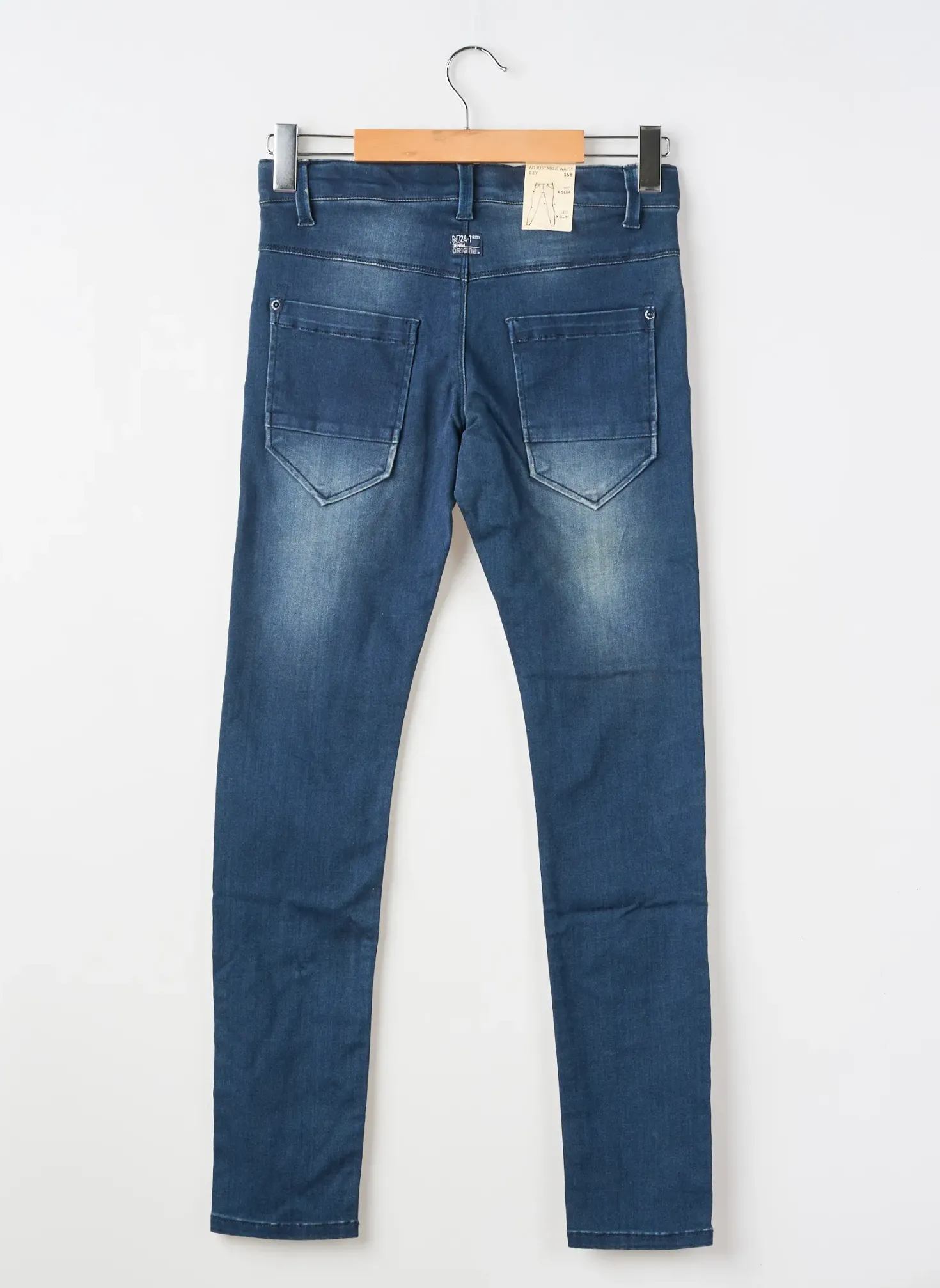 Jeans Coupe Slim Name It Bleu Taille Ajustable