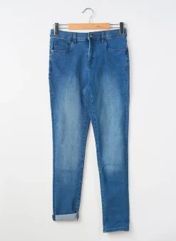Jeans Coupe Slim Name It Bleu Taille Ajustable