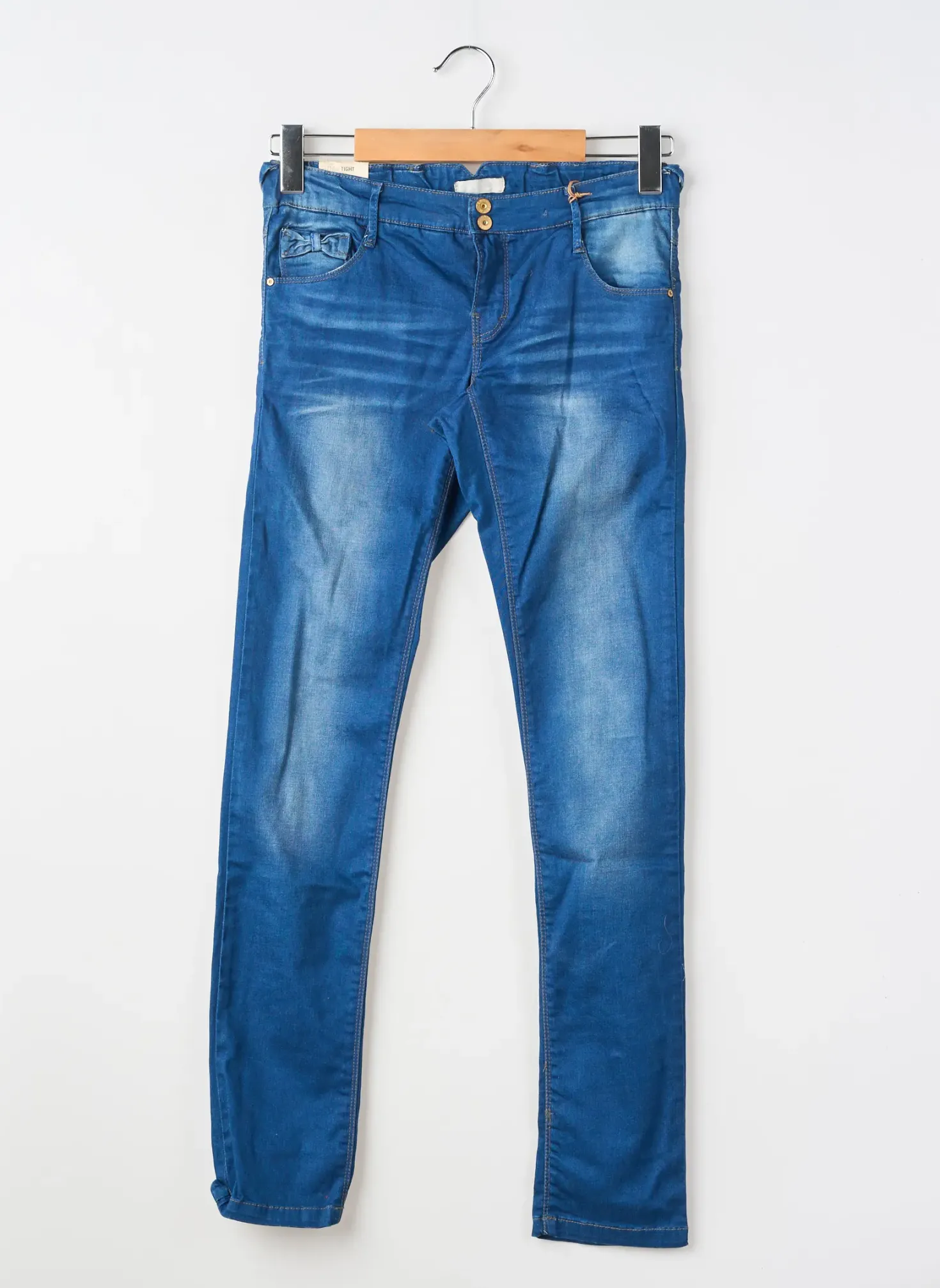 Jeans Coupe Slim Name It Bleu Taille Ajustable