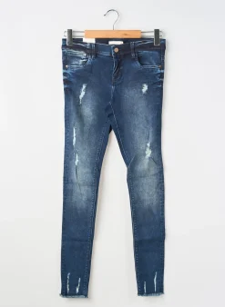 Jeans Coupe Slim Name It Bleu Taille Ajustable