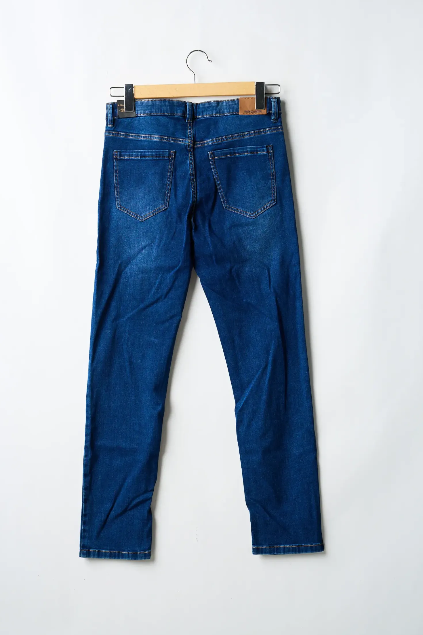 Jeans Coupe Slim Nukutavake Bleu