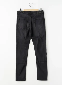 Jeans Coupe Slim Nukutavake Noir