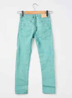 Jeans Coupe Slim Okaïdi Bleu Taille Ajustable