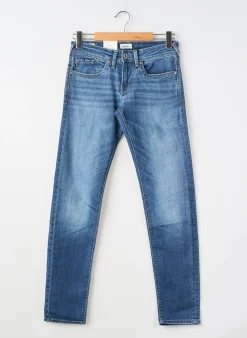 Jeans Coupe Slim Pepe Jeans Bleu Taille Normale
