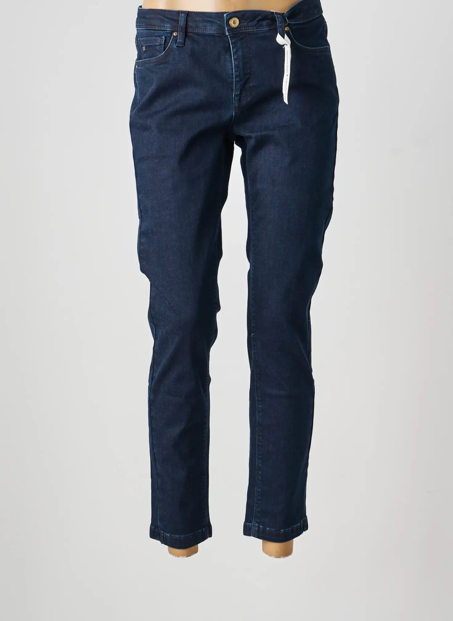Jeans Coupe Slim Raffaello Rossi Bleu Taille Normale