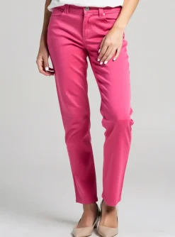 Jeans Coupe Slim Stark Rose Fonce Taille Normale