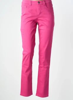 Jeans Coupe Slim Stark Rose Fonce Taille Normale