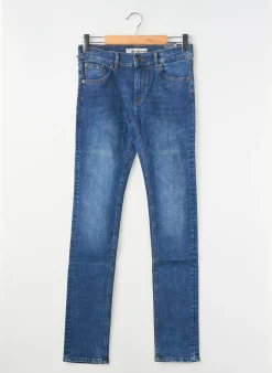 Jeans Coupe Slim Teddy Smith Bleu Taille Ajustable