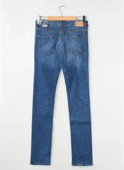 Jeans Coupe Slim Teddy Smith Bleu Taille Ajustable