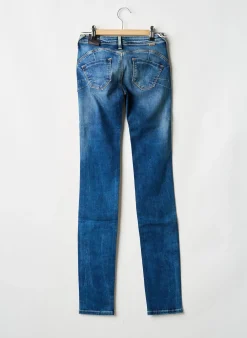 Jeans Coupe Slim Teddy Smith Bleu Taille Ajustable