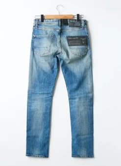 Jeans Coupe Slim Teddy Smith Bleu Taille Normale