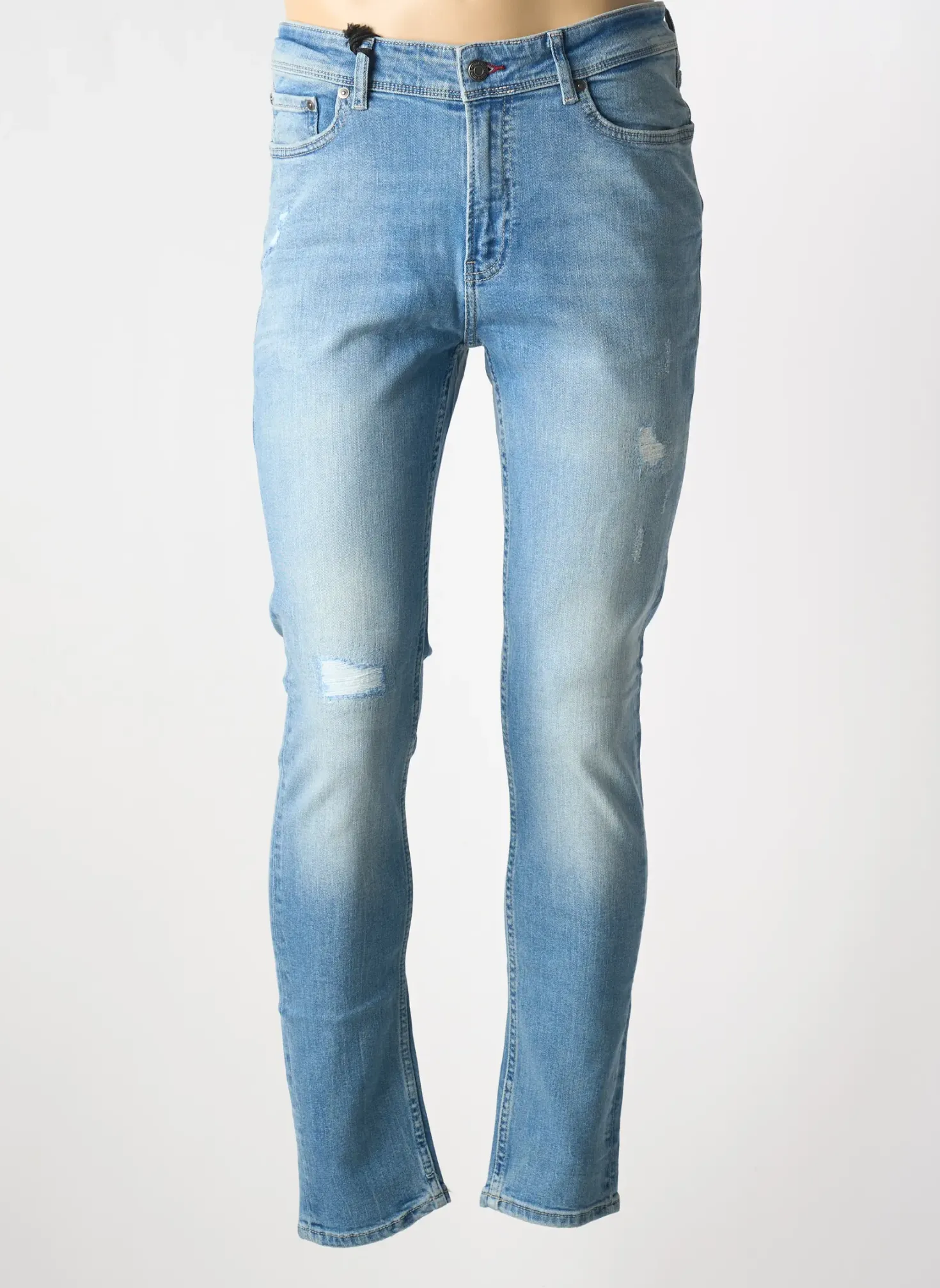 Jeans Coupe Slim Teddy Smith Bleu Taille Normale