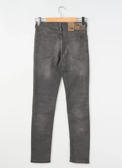 Jeans Coupe Slim Teddy Smith Gris Taille Ajustable