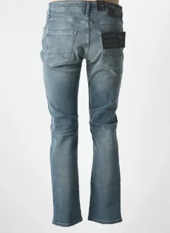 Jeans Coupe Slim Teddy Smith Gris Taille Normale
