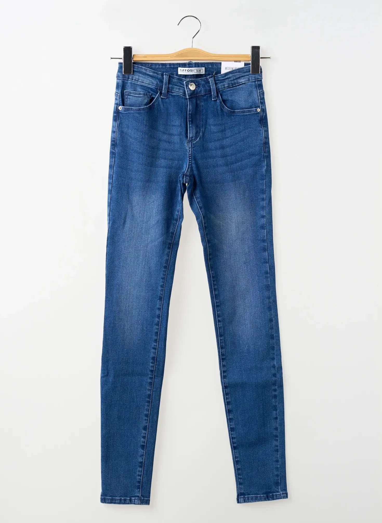 Jeans Coupe Slim Tiffosi Bleu Taille Ajustable